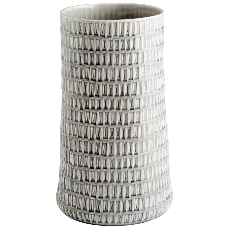 Cyan 10915 Vase, Oyster Silver