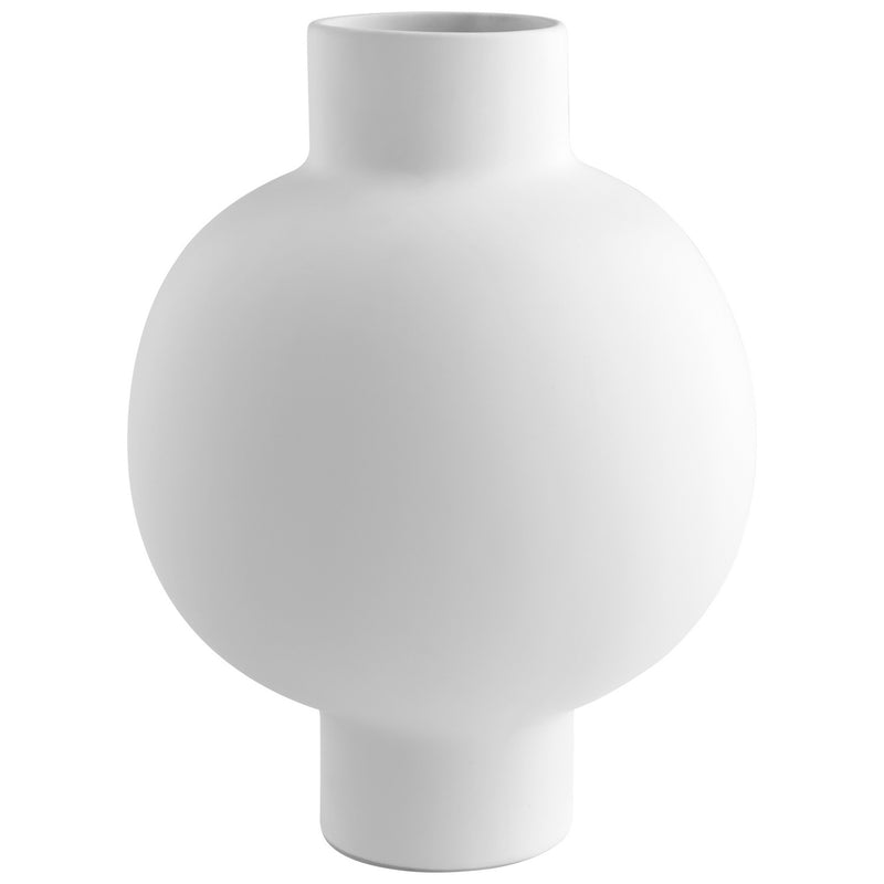 Cyan 10916 Vase, White