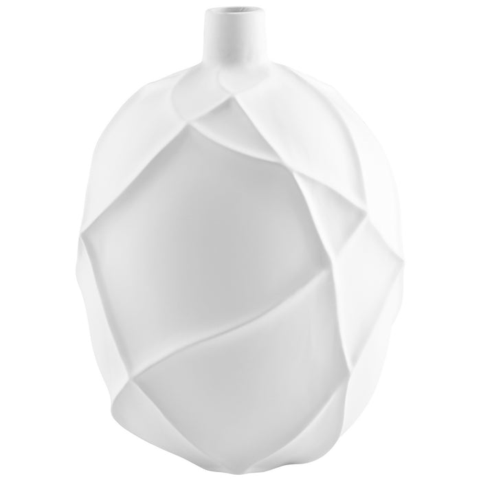 Cyan 10926 Vase, White