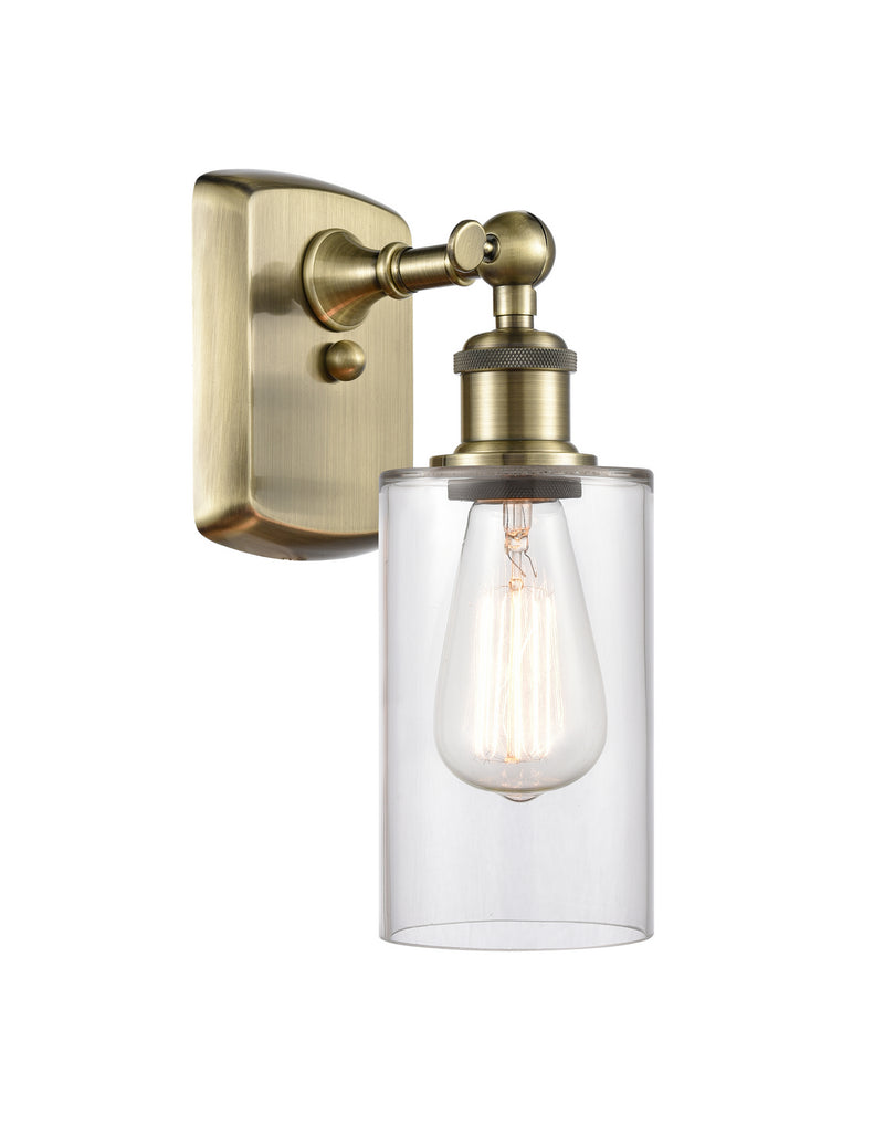 Innovations 516-1W-AB-G802 One Light Wall Sconce, Antique Brass