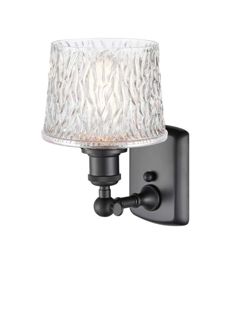 Innovations 516-1W-BK-G402-LED One Light Wall Sconce, Matte Black