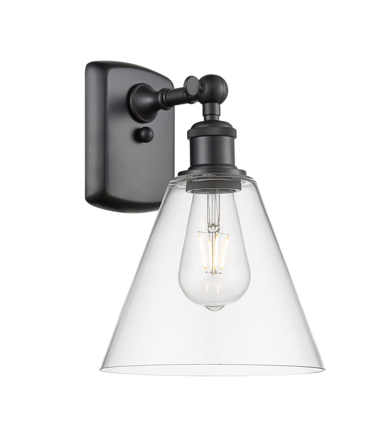 Innovations 516-1W-BK-GBC-82-LED LED Wall Sconce, Matte Black