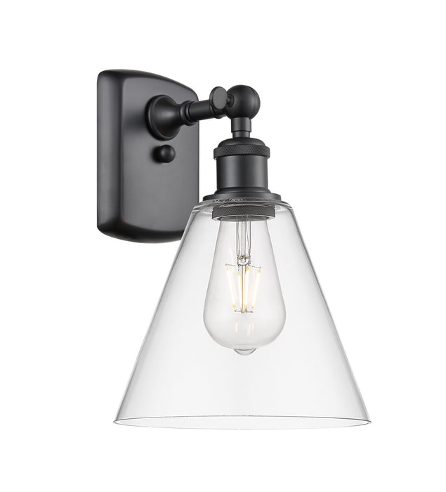 Innovations 516-1W-BK-GBC-82-LED LED Wall Sconce, Matte Black