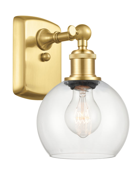 Innovations 516-1W-SG-G122-6 One Light Wall Sconce, Satin Gold