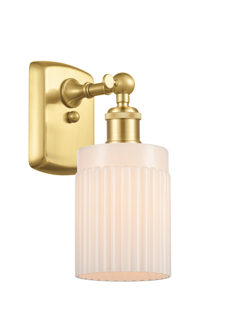 Innovations 516-1W-SG-G341-LED LED Wall Sconce, Satin Gold