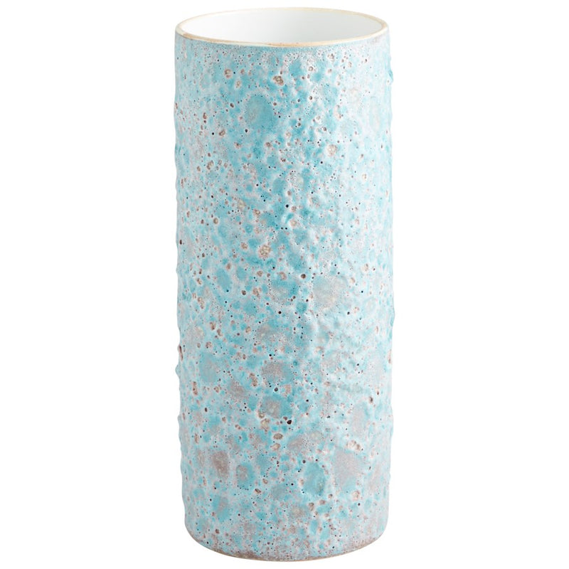 Cyan 10935 Vase, Mottled Pale Blue