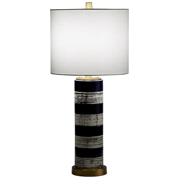 Cyan 10951 One Light Table Lamp, Blue