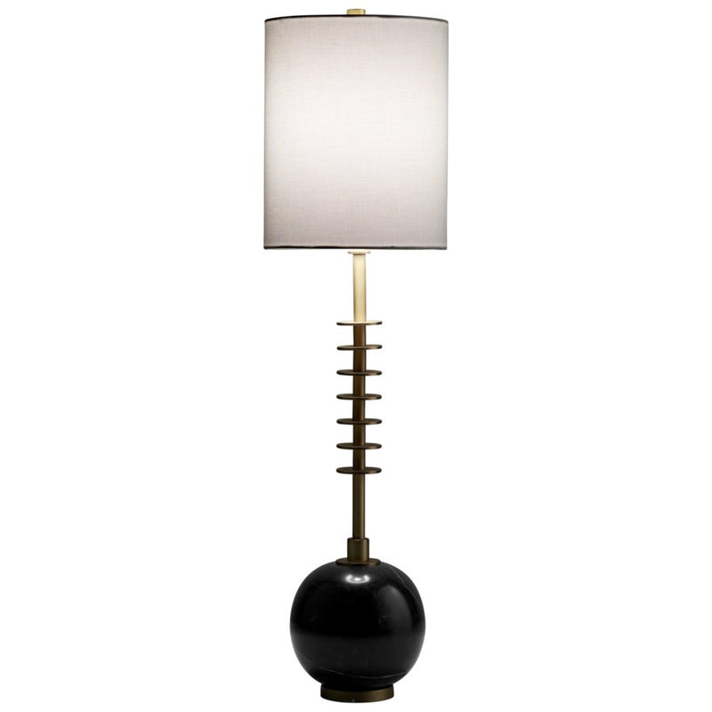 Cyan 10959 One Light Table Lamp, Gold And Black
