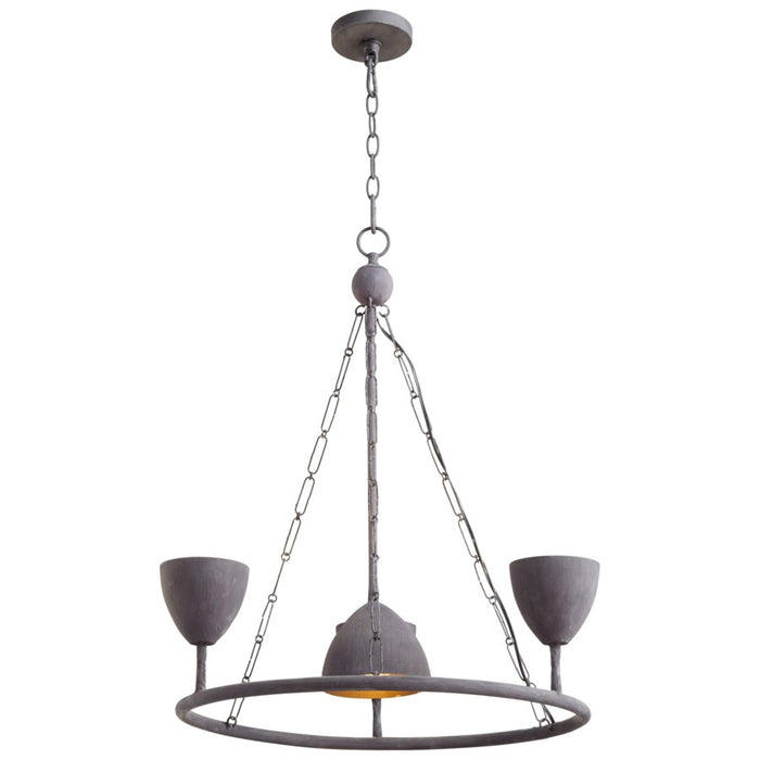 Cyan 10971 Four Light Pendant, Noir