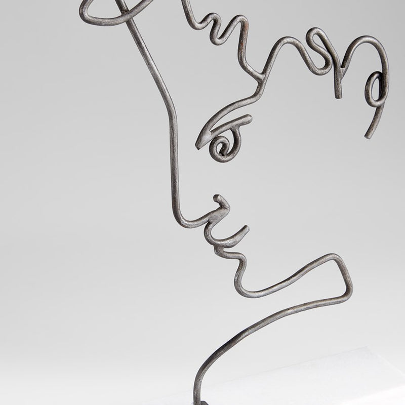 Cyan 10986 Sculpture, Raw Iron