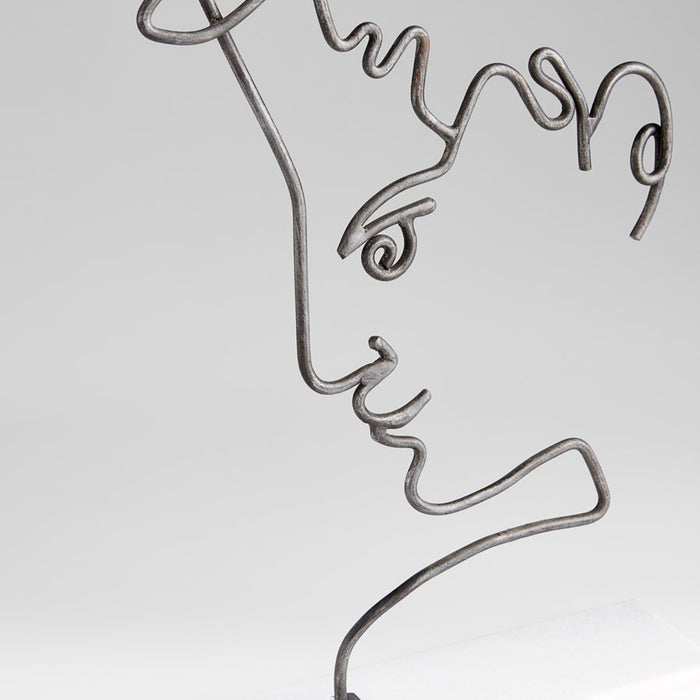 Cyan 10986 Sculpture, Raw Iron