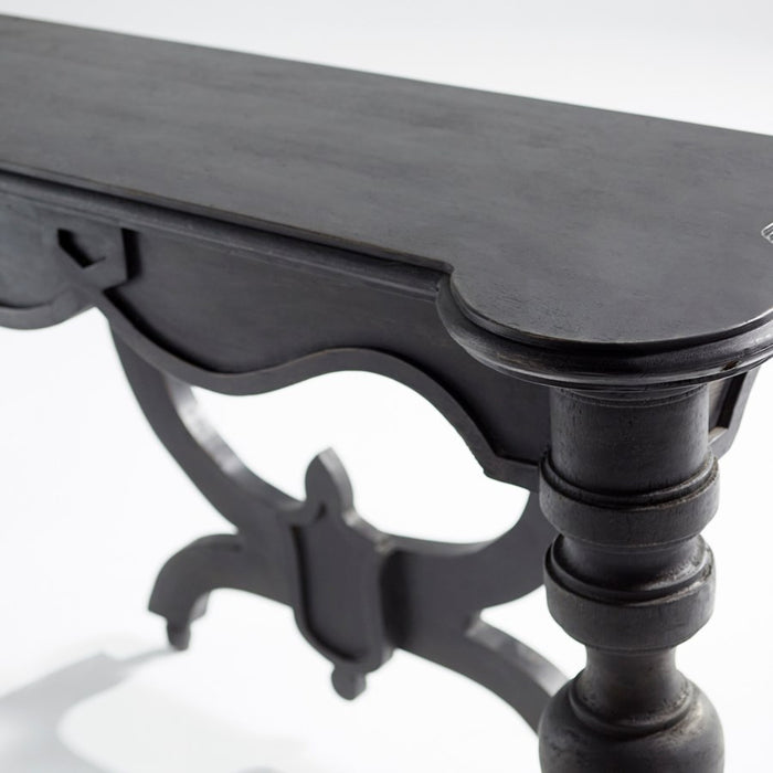 Cyan 10993 Console Table, Black