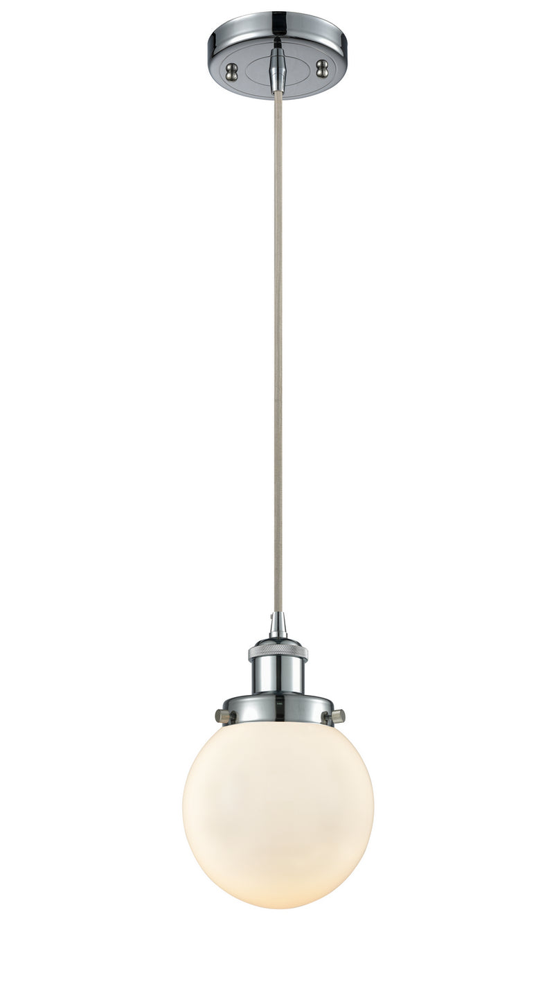 Innovations 916-1P-PC-G201-6-LED LED Mini Pendant, Polished Chrome