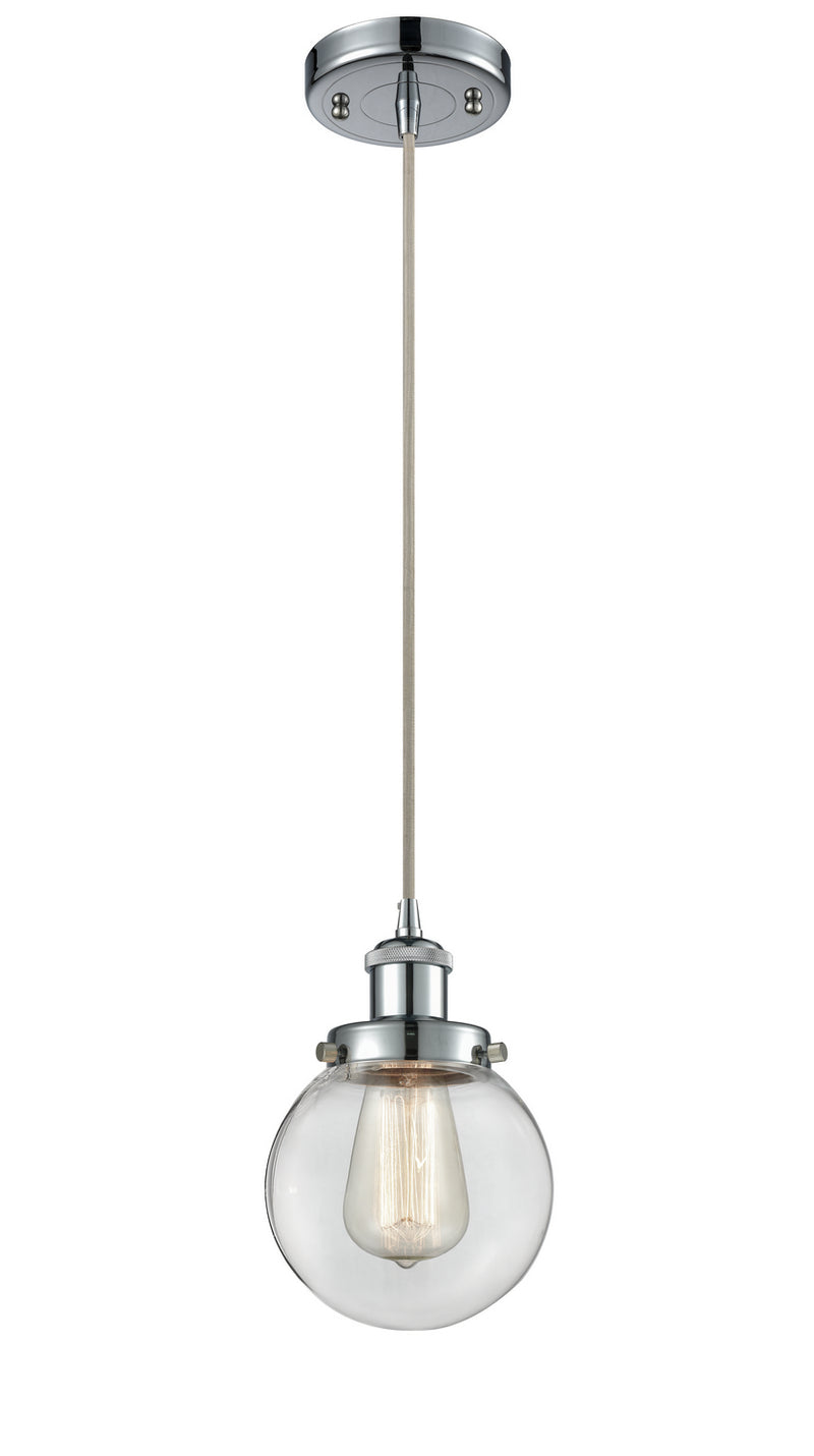 Innovations 916-1P-PC-G202-6-LED LED Mini Pendant, Polished Chrome