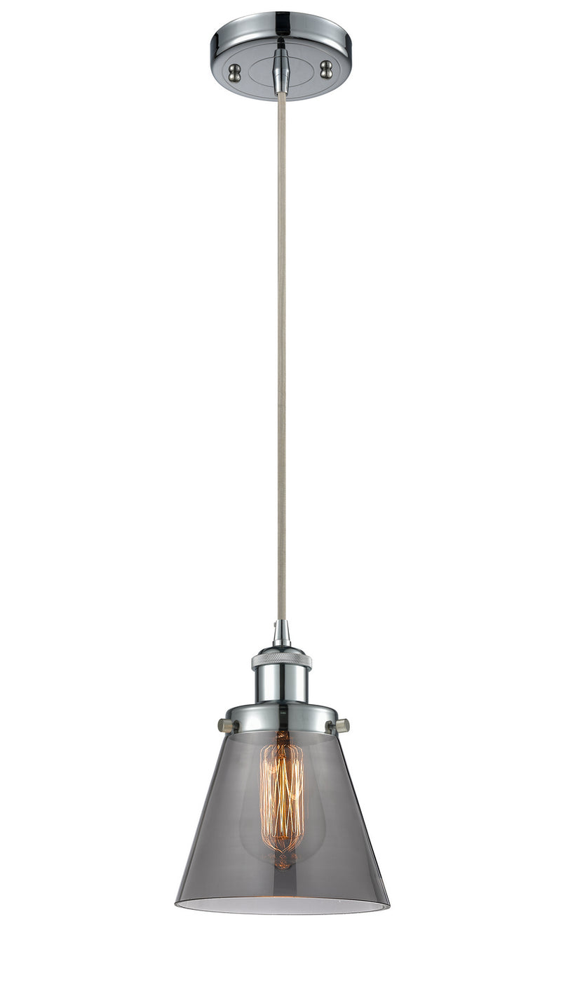 Innovations 916-1P-PC-G63 One Light Mini Pendant, Polished Chrome