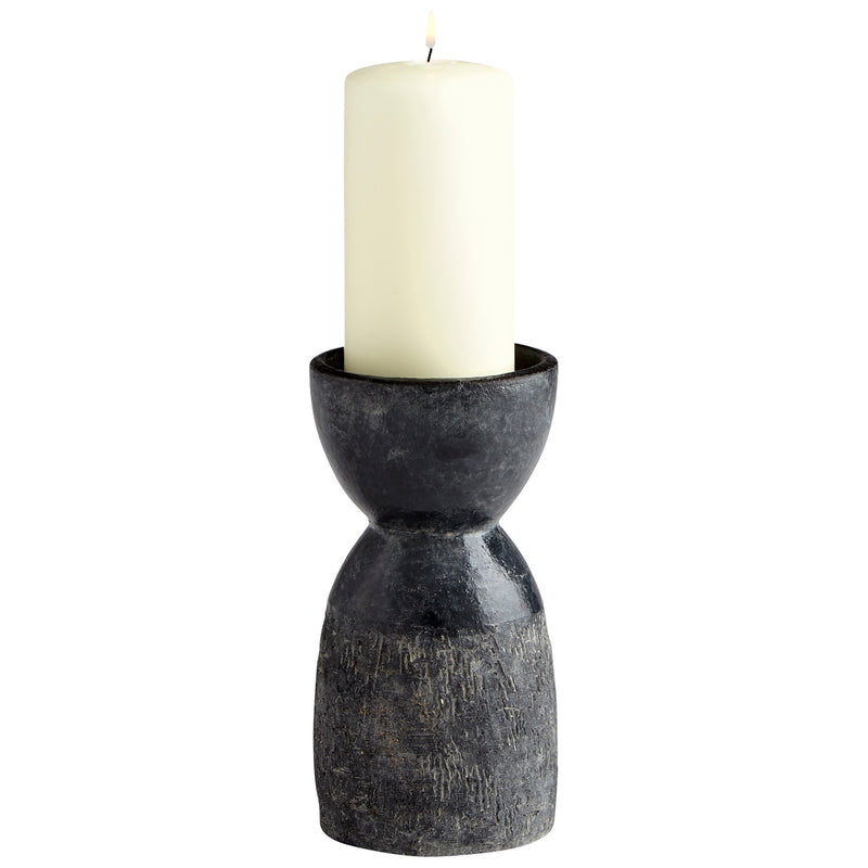 Cyan 11017 Candleholder, Black