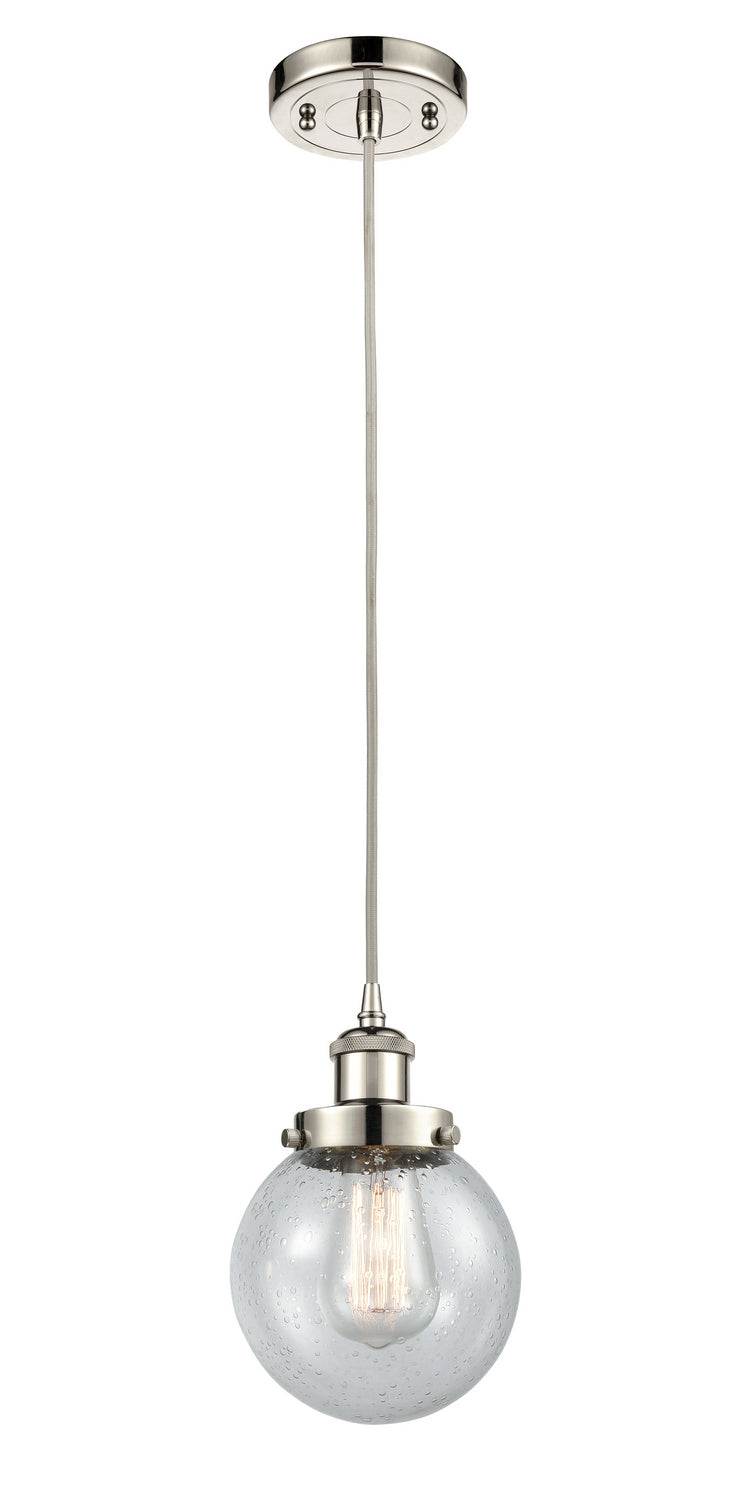 Innovations 916-1P-PN-G204-6-LED LED Mini Pendant, Polished Nickel