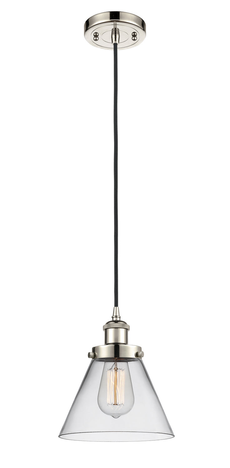 Innovations 916-1P-PN-G42 One Light Mini Pendant, Polished Nickel
