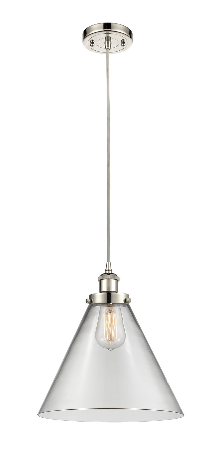 Innovations 916-1P-PN-G42-L One Light Mini Pendant, Polished Nickel