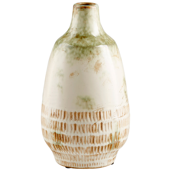 Cyan 11050 Vase, Olive Pearl Glaze