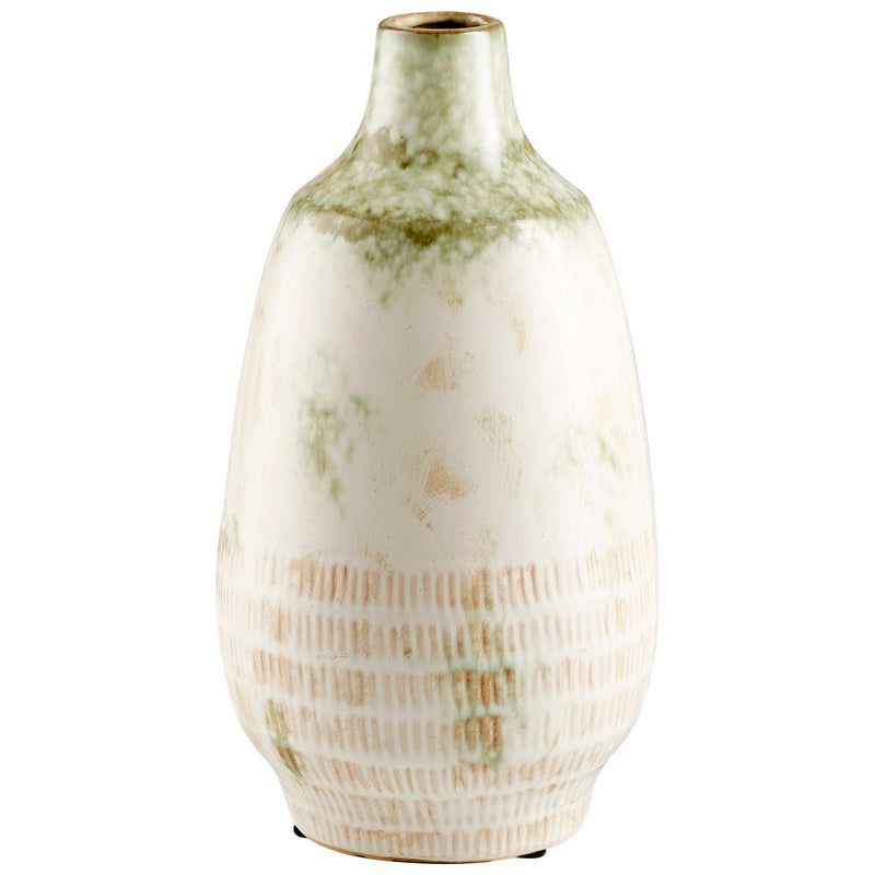 Cyan 11051 Vase, Olive Pearl Glaze
