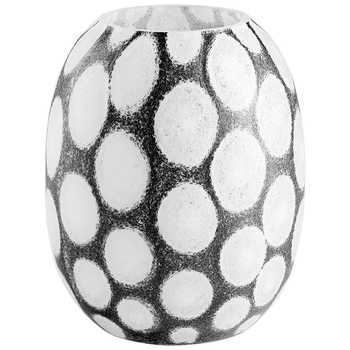 Cyan 11067 Vase, Brown And White