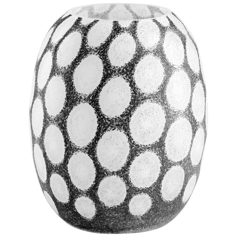 Cyan 11068 Vase, Brown And White