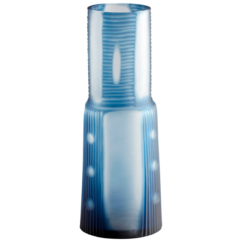 Cyan 11100 Vase, Blue