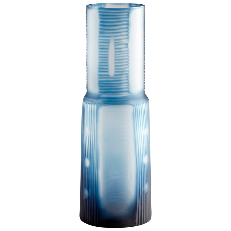 Cyan 11101 Vase, Blue