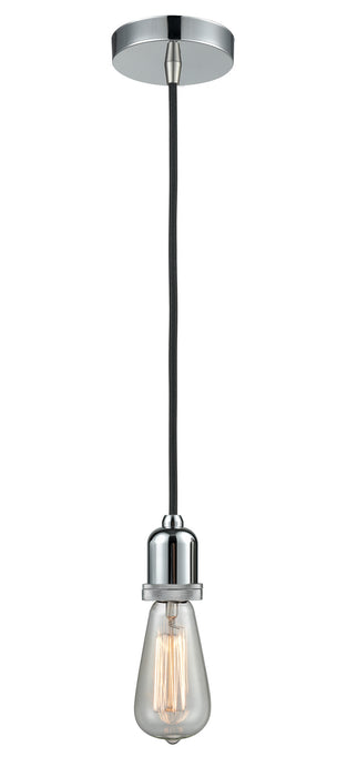 Innovations 100PC-10BK-0PC One Light Mini Pendant, Polished Chrome