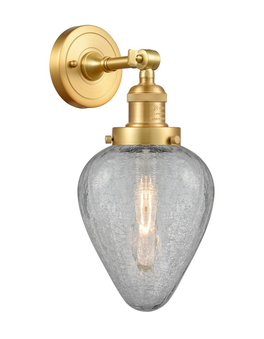 Innovations 203-SG-G165-LED LED Wall Sconce, Satin Gold