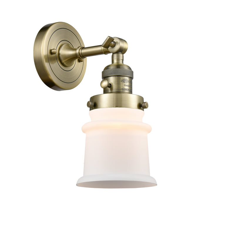 Innovations 203SW-AB-G181S One Light Wall Sconce, Antique Brass