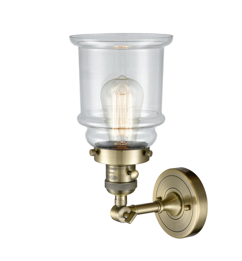 Innovations 203SW-AB-G182 One Light Wall Sconce, Antique Brass