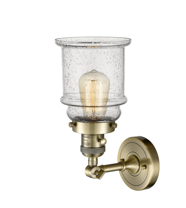 Innovations 203SW-AB-G184 One Light Wall Sconce, Antique Brass