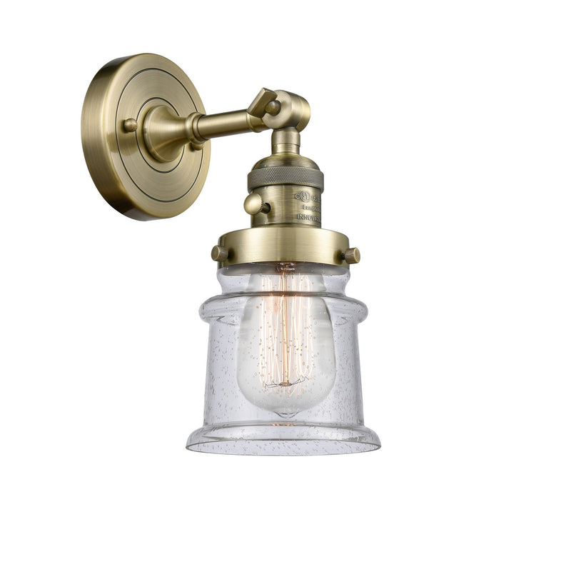 Innovations 203SW-AB-G184S-LED LED Wall Sconce, Antique Brass