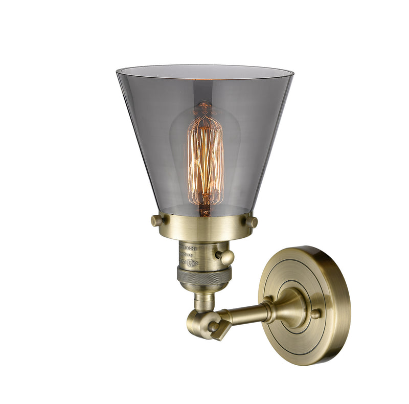 Innovations 203SW-AB-G63 One Light Wall Sconce, Antique Brass