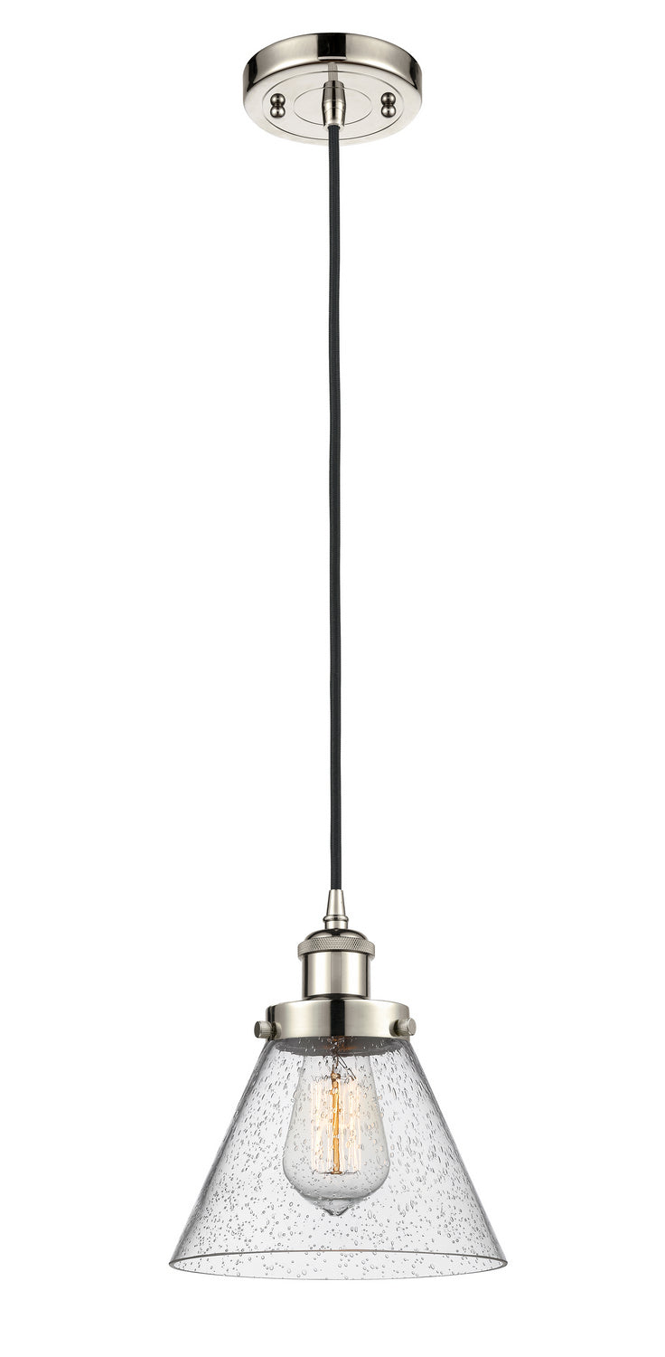 Innovations 916-1P-PN-G44 One Light Mini Pendant, Polished Nickel
