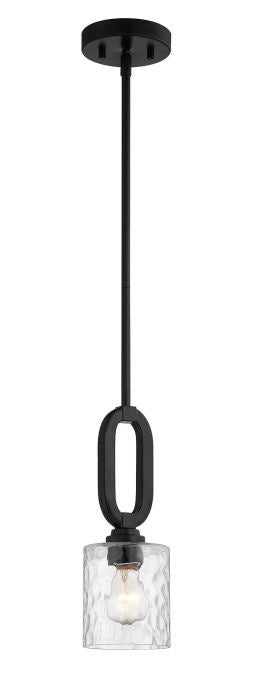 Craftmade 54291-FB One Light Mini Pendant, Flat Black