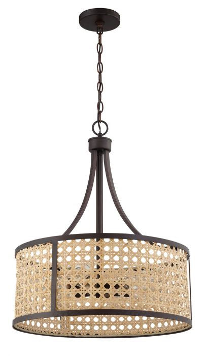 Craftmade 54596-ABZ Six Light Pendant, Aged Bronze Brushed