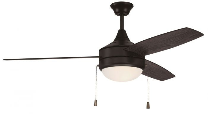 Craftmade EPHA52FB3 52"Ceiling Fan, Flat Black