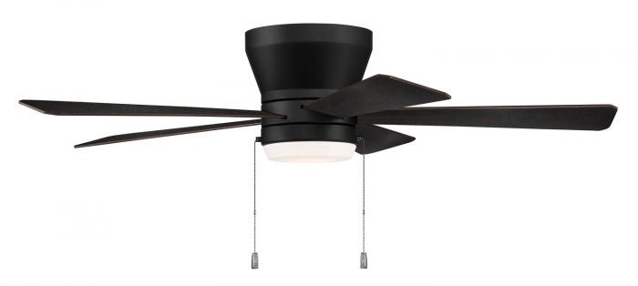 Craftmade MER52FB5 52"Ceiling Fan, Flat Black
