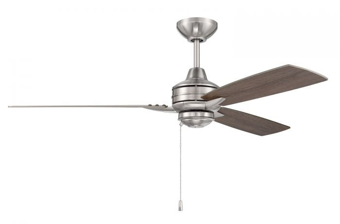 Craftmade MOT52BNK3 52"Ceiling Fan, Brushed Polished Nickel