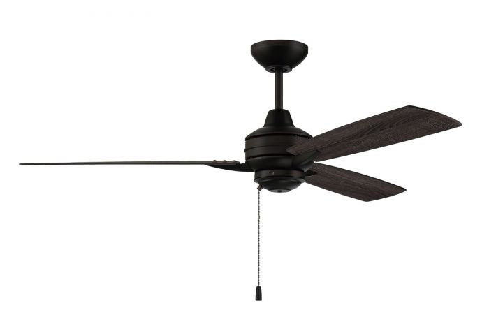 Craftmade MOT52FB3 52"Ceiling Fan, Flat Black