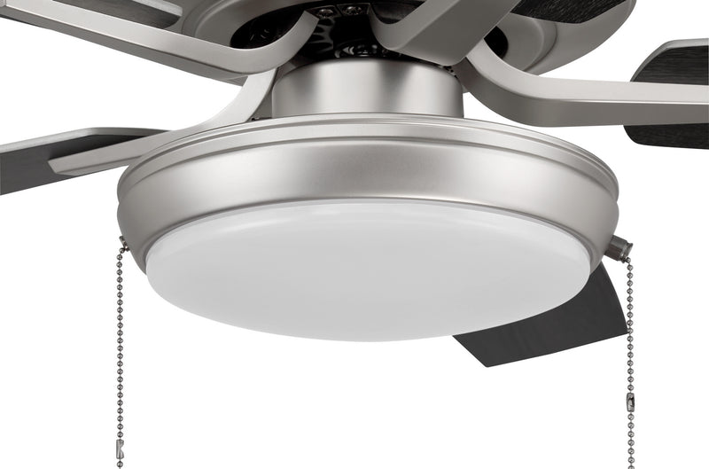 Craftmade P119BN5-52BNGW 52"Ceiling Fan, Brushed Nickel
