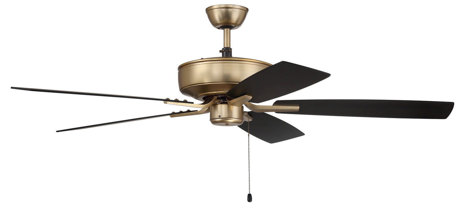 Craftmade P52SB5-52BWNFB 52"Ceiling Fan, Satin Brass