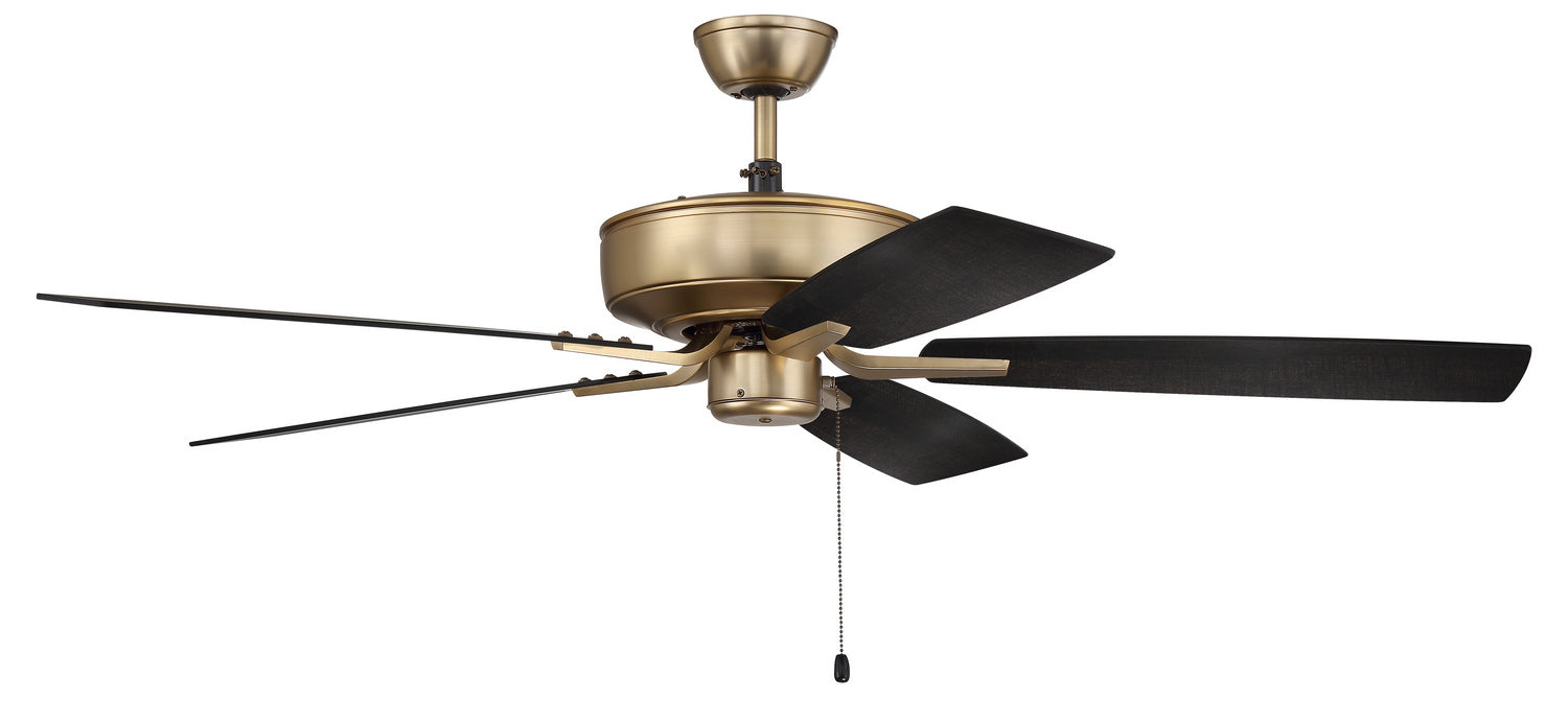 Craftmade P52SB5-52BWNFB 52"Ceiling Fan, Satin Brass