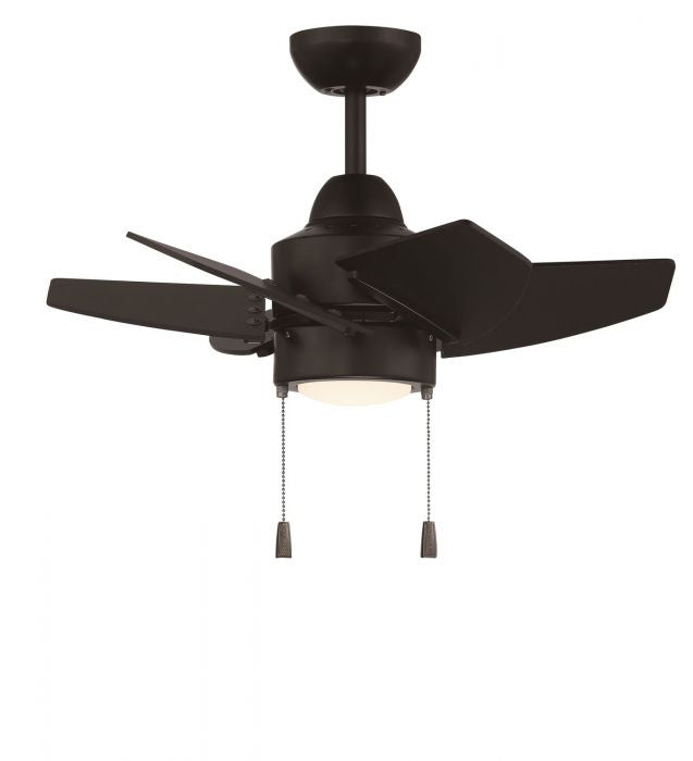 Craftmade PPT24FB6 24"Ceiling Fan, Flat Black