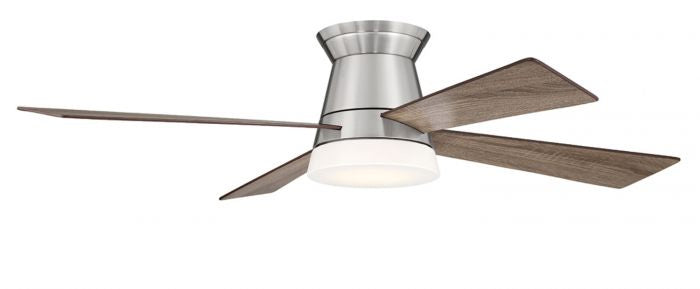 Craftmade REV52BNK4 52"Ceiling Fan, Brushed Polished Nickel