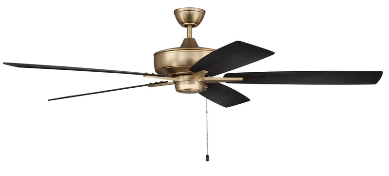 Craftmade S60SB5-60BWNFB 60"Ceiling Fan, Satin Brass