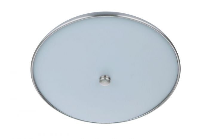 Craftmade X6813-FBBNK-LED LED Flushmount, Flat Black/Brushed Polished Nickel